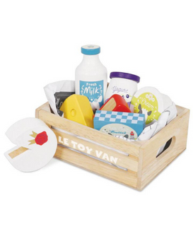 CAJA DE MADERA CON LÁCTEOS